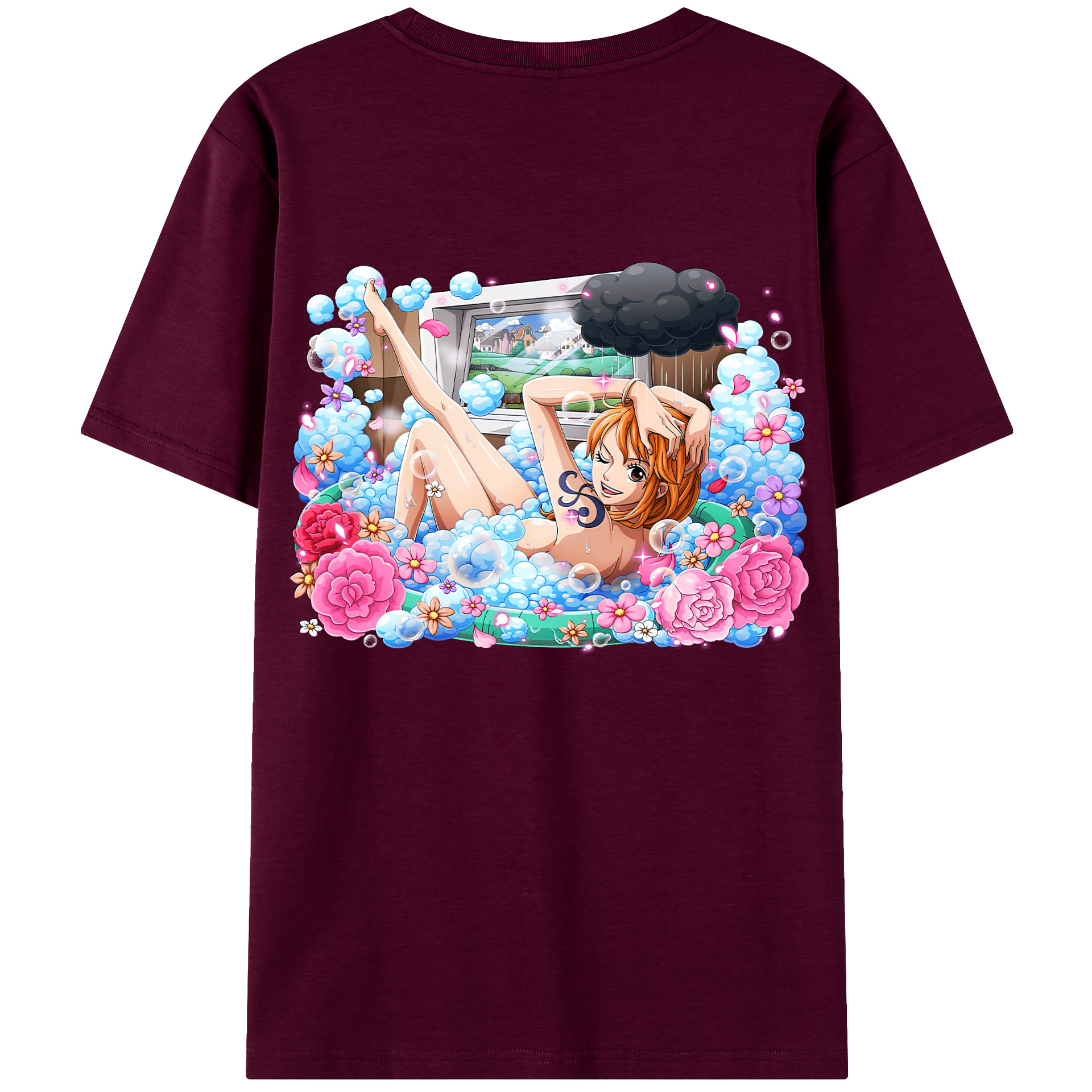 （画像用） ワンピース ナミ ONE PIECE Nami レディース半袖Tシャツ(バックプリント)